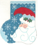 Shelly Tribbey Designs - Snowflake Profile Santa Mini Sock